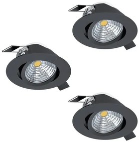 LED bodové osvetlenie Eglo SALICETO čierna 900747