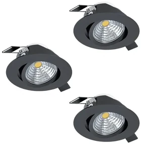 LED bodové osvetlenie Eglo SALICETO čierna 900747