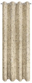 ZATEMŇOVACÍ ZÁVES NA KRÚŽKOCH ODETA 135X250 CM VZOROVANÁ