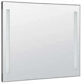Aqualine Aqualine, LED podsvietené zrkadlo 100x80cm, gombíkový vypínač, ATH7
