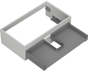 Mexen Box-A, závesná skrinka 80 cm, 1 zásuvka, sivá matná, 91AX0-0800-235-1-62