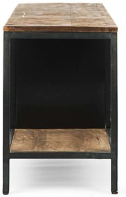 Tv stolík roderic čierny 120 x 52 cm MUZZA