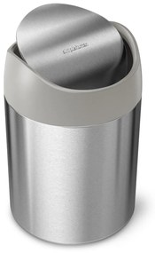 Odpadkový kôš voľne stojací Simplehuman Mini bin 1,5 l kartáčovaná nerez oceľ mat SHCW2084