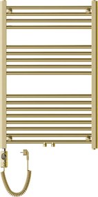 Mexen Mars, elektrické vykurovacie teleso 900 x 600 mm, 300 W, zlatá lesklá, W110-0900-600-2300-50