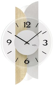 Moderné, nástenné hodiny AMS 9667
