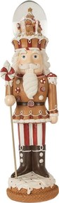 Perníkový Luskáčik Nutcracker s LED svetielkami - 14*13*48 cm / 3*AA