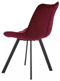 LuxuryForm DESIGN Stolička ORLEN VELUR - vínová
