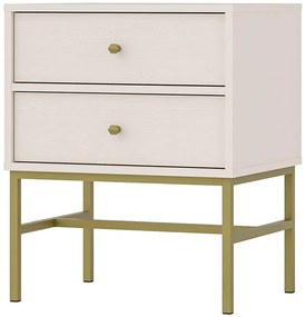 Nočný Stolík Tokyo 3 2S pieskovo béžová 801