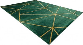 Dywany Łuszczów 160x220 cm Kusový koberec Emerald 1013 green and gold, zelená, chodba / predsieň