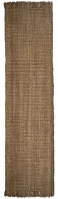 Flair Rugs koberce Behúň Sarita Jute Boucle Natural - 60x300 cm