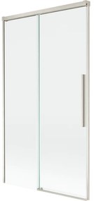 Mexen Rox, 2-krídlová posuvná vaňová zástena 100 x 150 cm, 8mm číre sklo, oceľový profil, 8C9-100-001-97-00