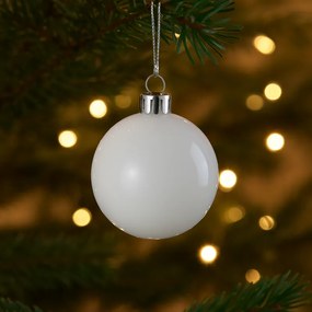 Biele vianočné ozdoby na stromček 100ks