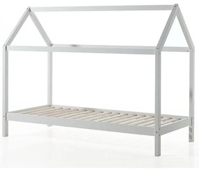 Biela domčeková detská posteľ 90x200 cm Dallas - Vipack
