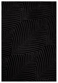 Dekorstudio Jednofarebný koberec FANCY 648 - čierny Rozmer koberca: 80x150cm