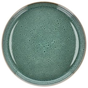 Biely/zelený tanier z kameniny ø 27 cm Gastro White/Green – Bitz