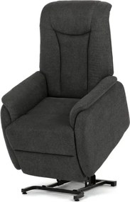 Polohovacie kreslo sivé, elektrické TV-L8963 GREY2