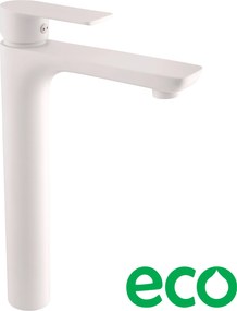 Slezák - RAV Umývadlová vysoká batéria bez výpustu VLTAVA - VT430.xBMAT, Biela matná SLEZÁK RAV-Pripojovacie hadičky - závit: 1/2"