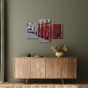 Obraz - Londýnske telefónne búdky (90x60 cm)