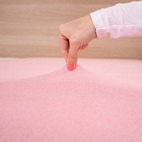 4Home Froté prestieradlo ružová, 90 x 200 cm