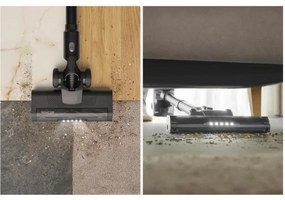 Sencor - Bezdrôtový tyčový vysávač 2 v 1 200 W/2600 mAh čierny