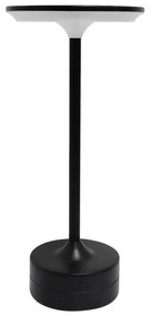 LED nabíjateľná dotyková stolná lampa TAVOLO LED/2,5W/5V 2400 mAh 3000-6000K čierna
