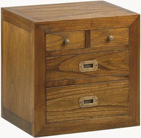 Ručne vyrobený nočný stolík z dreva Mindi Star