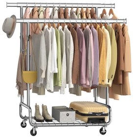 Vešiakový stojan na kolieskach HSR015E01