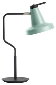 Stolová lampa Garçon, nastaviteľná, mätová/čierna