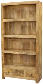 furniture-nabytek.cz - Drevená knižnica 90x180x35 z masívu mango