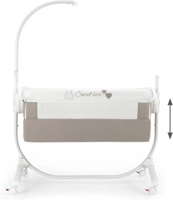 AD Detská postieľka k posteli CAM sivá Farba: Sivá