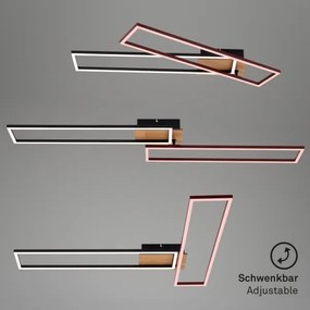 Brilo - LED Stmievateľný prisadený luster FRAME 2xLED/20W/230V 2700-5000 + DO