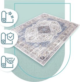 Koberec Agnella Soft Skjern sivý