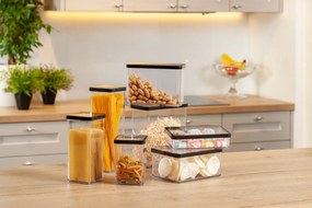 Dóza na potraviny Rotho Loft - LASAGNE Black, čierna