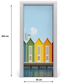 Fototapeta samolepiace na dvere kabíny pláž 85x205 cm