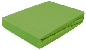 JERSEY PRESTIERADLO 033/130 140X200 CM ZELENÉ
