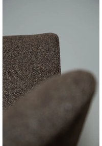 Hnedá čalúnená barová stolička (výška sedadla 67,5 cm) Glam – DAN-FORM Denmark
