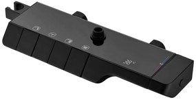 Rea Rob, sprchový set s termostatickou batériou a bidetovou spŕškou, čierna matná, REA-P6627