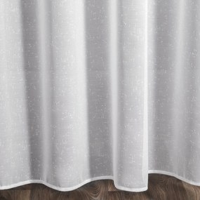 ZÁCLONA NA PÁSKE ANGELA 400X145 CM BIELA