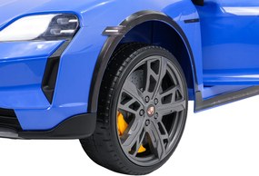 Ramiz Porsche Taycan Turbo S vozidlo Modrá