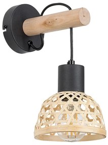 Rabalux 71025 - Nástenné svietidlo RATTAN 1xE27/15W/230V ratan