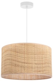 Závesné svietidlo Rattan, 1x ratanové tienidlo, (fi 35cm), w