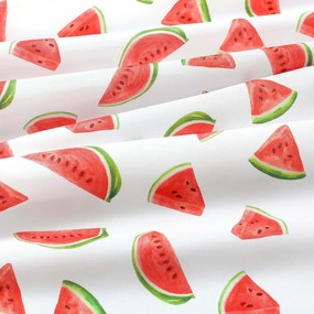 Goldea okrúhly teflónový obrus - svieže melóny Ø 100 cm