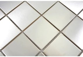 Mozaika z nerezovej ocele XCE 48D strieborná 29,8 x 29,8 cm