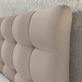 Boxspringová posteľ SOFIA 180x200 cm s matracmi a topperom béžová