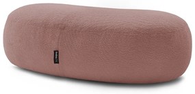 Ružová podnožka z textílie bouclé Saint-Germain – Bobochic Paris