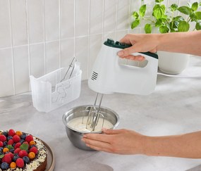 Ručný mixér s odkladacím priestorom