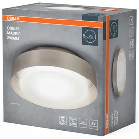 Osram - Stropné svietidlo ORBIS MADRID 2xE27/10W/230V pr. 29 cm matný chróm