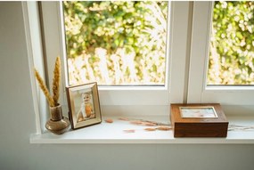 Kovový stojací rámček v mosadznej farbe 12x17 cm Grenoble – Zilverstad