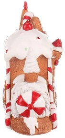 Vianočná dekorácia Perníkový vláčik s dvoma vagónikmi, polyresin