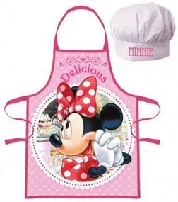 Javoli - Detská zástera a kuchárska čiapka Minnie Mouse Disney ❤ Delicious
